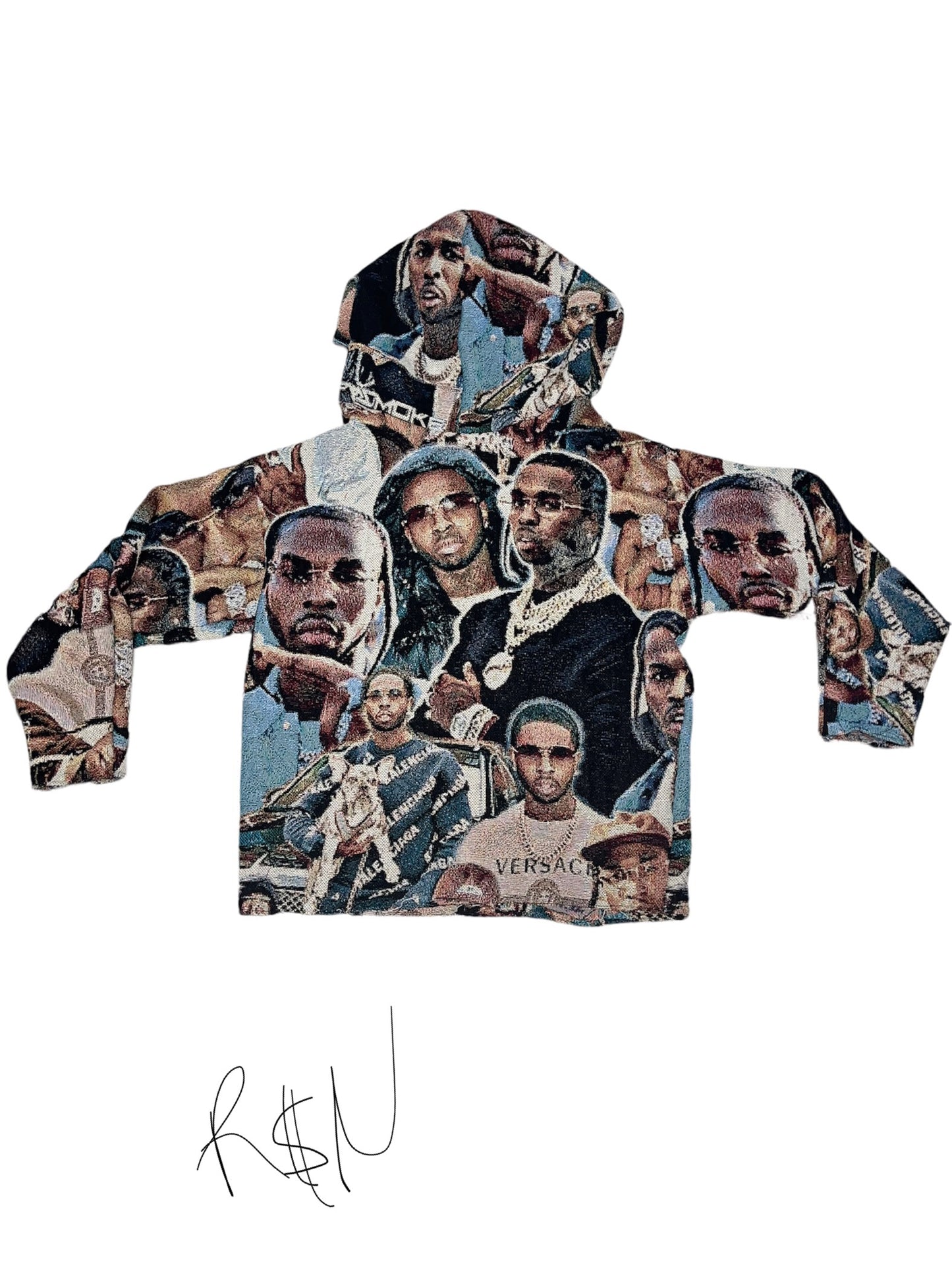 1/1 custom tapestry Hoodie