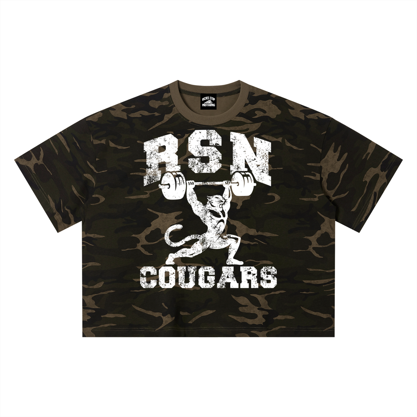Cougars Camo Boxy Tee