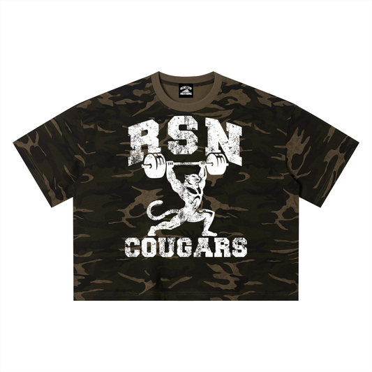 Cougars Camo Boxy Tee